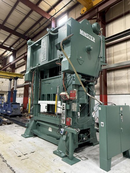 600-ton Minster E2-600-84-48 Hevi-Stamper Straight Side Metal Stamping Press For Sale, Year 1987