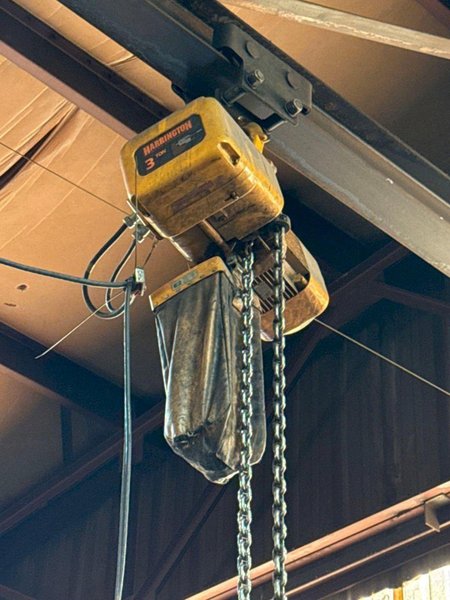 3 TON HARRINGTON HOIST: STOCK #23291
