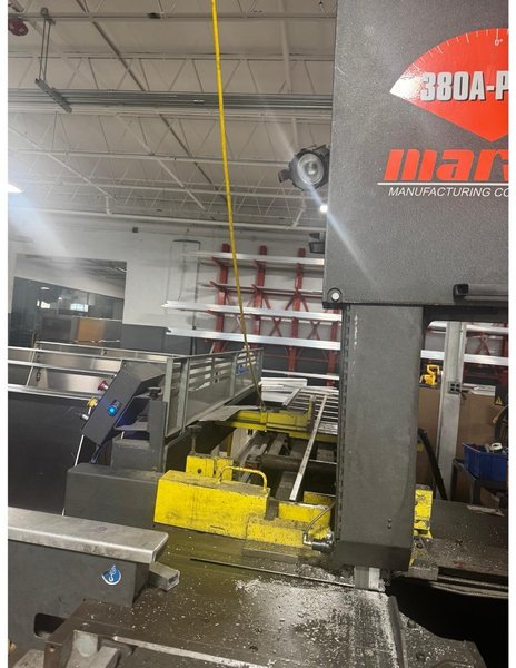 15” x 20” Marvel E380PC3 Fully Automatic Vertical Tilt-frame Automatic Band Saw, 2017