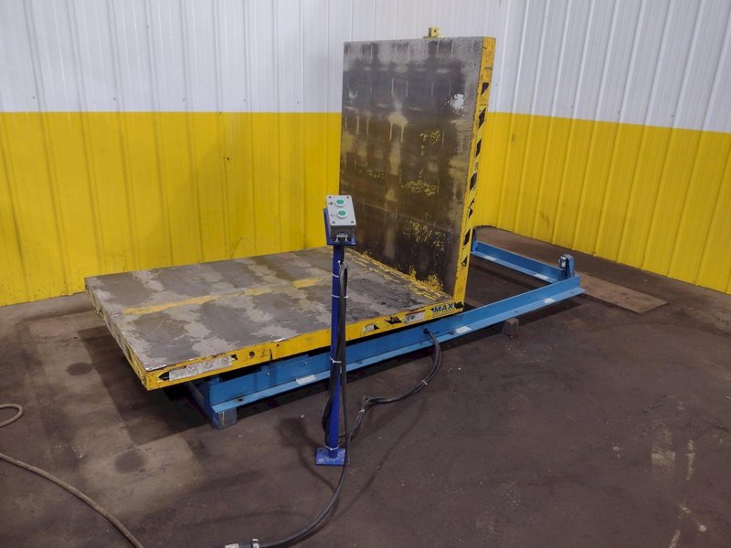5,000 LBS X48"X 48" MAX MODEL #LPTT-UP-50-90 HYDRAULIC TILT UPENDER 90 DEGREE FLIP TABLE: YOBRO #25891