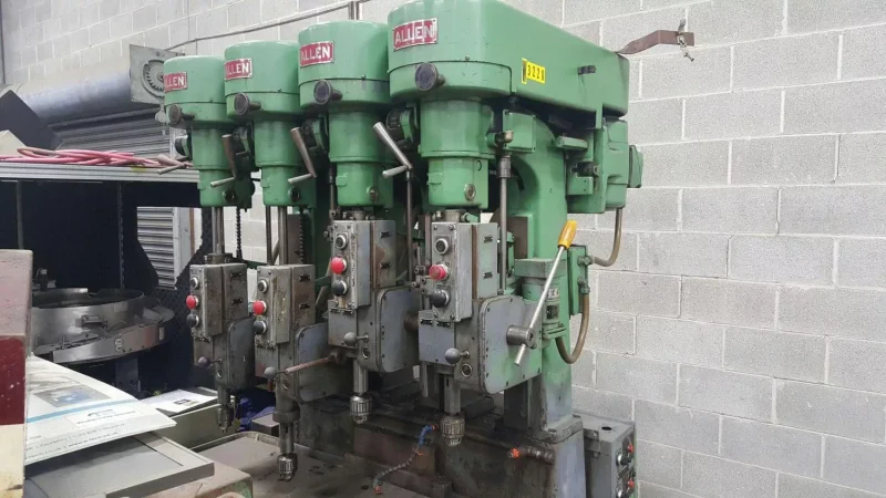 56" x 21" Allen 4 Station Drill Press