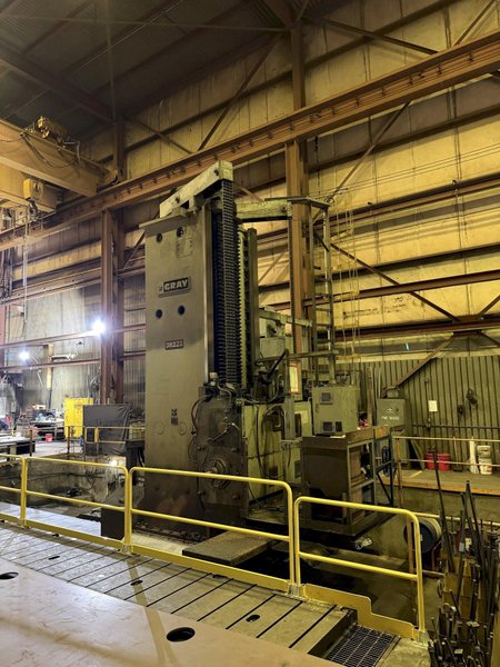 6" GRAY MODEL 6600-FCO FLOOR TYPE CNC HORIZONTAL BORING MILL. STOCK # 0655426