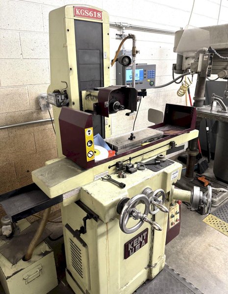 6" x 18" Kent Surface Grinder KGS618, Hand, DRO, Coolant