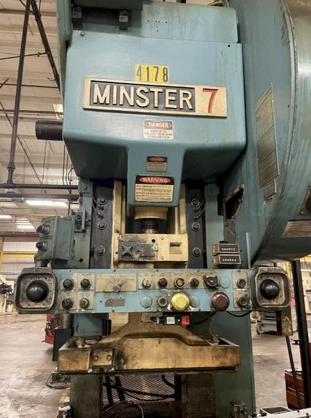 75 TON MINSTER MODEL #7 GAP FRAME PRESS