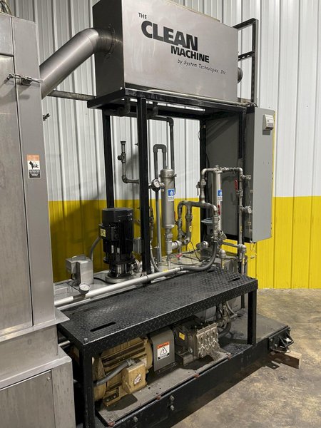 SYSTEM TECHNOLOGIES MODEL @CMI-123-480 CLEAN MACHINE HIGH PRESSURE STAINLESS STEEL PARTS WASHER: STOCK #14483