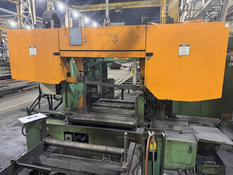 40" X 24" GERNETTI SHN 40/24-MC TWIN COLUMN HORIZONTAL BANDSAW. STOCK # 1219225