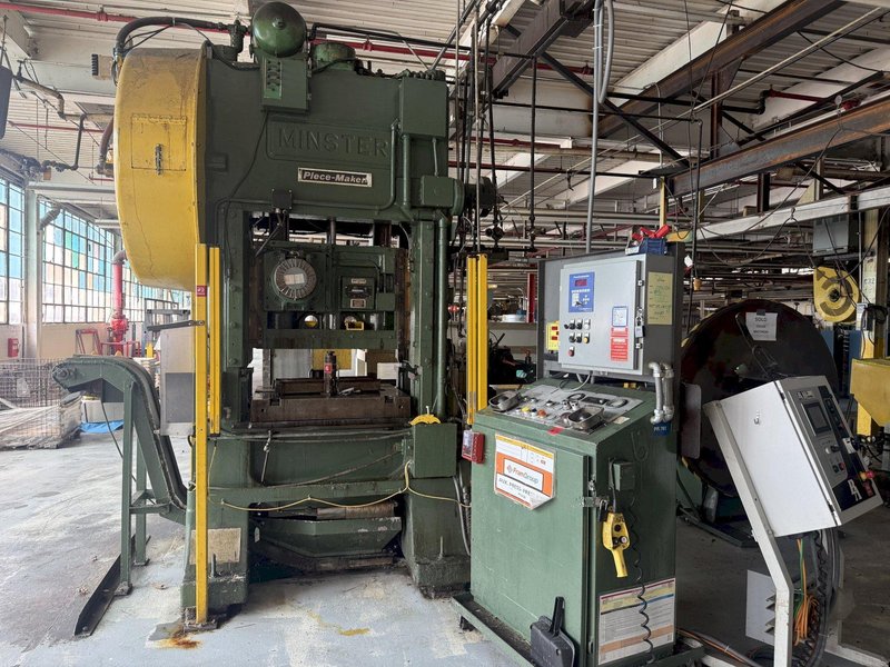 75 TON MINSTER MODEL P2-75 STRAIGHT SIDE PRESS, 3" STROKE: YOBRO #26206