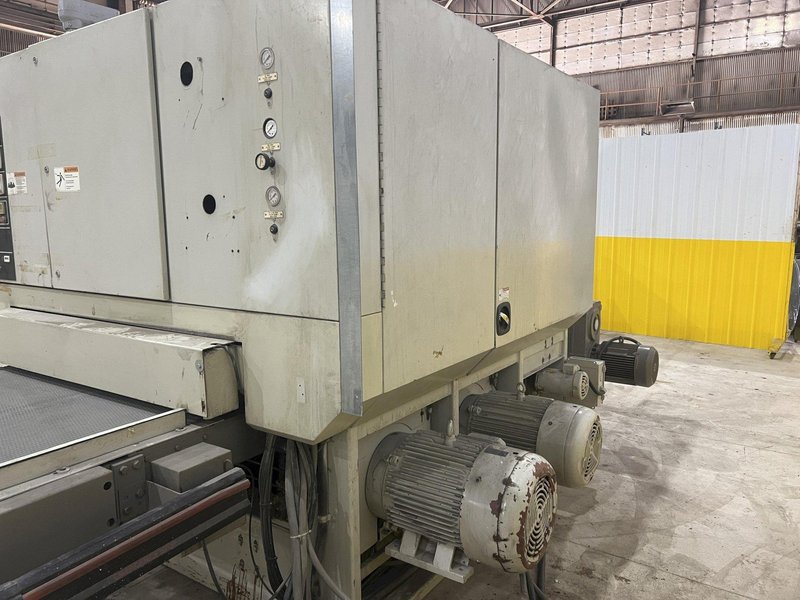 52&quot;  X 40 HP TIMESAVER MODEL #252-301C 3 HEAD BELT GRINDER SANDER, 1997: STOCK 20032