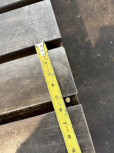96" X 50" T-SLOTTED FLOOR PLATE. STOCK # 0541826