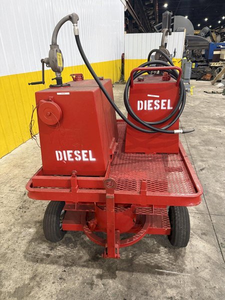 2 TANK DIESEL GAS ROLLING TRANSFER TOW CART: YOBRO #23997