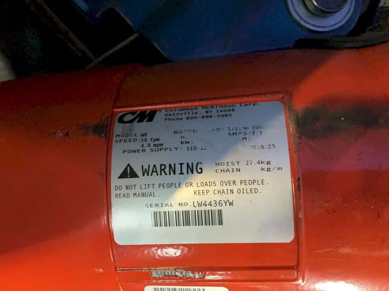 CM 1/2 TON HOIST  -  WF