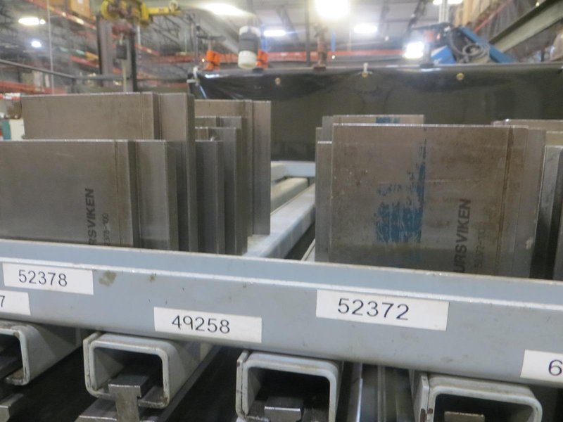 Press Brake Dies on Portable Rack w Contents- Auction Item