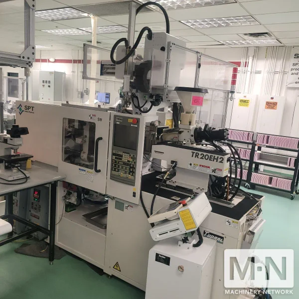 22 TON SODICK MODEL TR20EH2 PLUNGER STYLE INJECTION MOLDING MACHINE MFG 2010