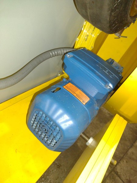 TC AMERICAN CRANE RUBBER WHEEL POWERED TRACTOR DRIVE TROLLEY &amp; HOIST CARRIER, NEW IN CRATE: YOBRO #24827