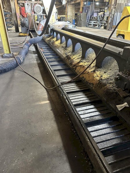 40&#039; X 16&quot; JORGENSON MOTORIZED CHIP CONVEYOR: YOBRO #24160