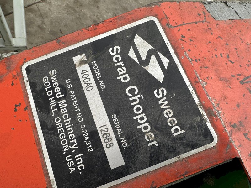 SWEED MODEL 400AC SCRAP CHOPPER: STOCK #77292