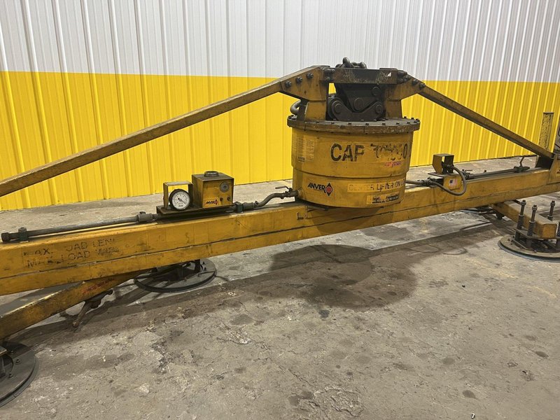 10,000 LBS ANVER 4-PAD VACUUM POWERED SHEET LIFTER: STOCK #20350
