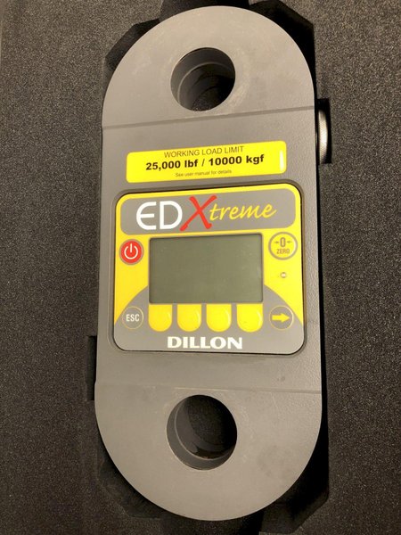 25,000 LBS DILLON ED-XTREME CRANE SCALE &amp; WIRELESS READOUT CONTROLLER: STOCK #16800