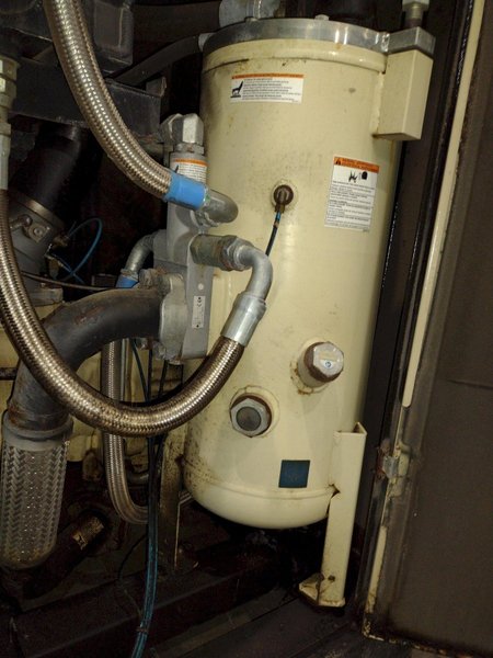100 HP INGERSOLL-RAND MODEL RS75i-A125 ROTARY SCREW AIR COMPRESSOR W/ AIR DRYER: YOBRO #25976