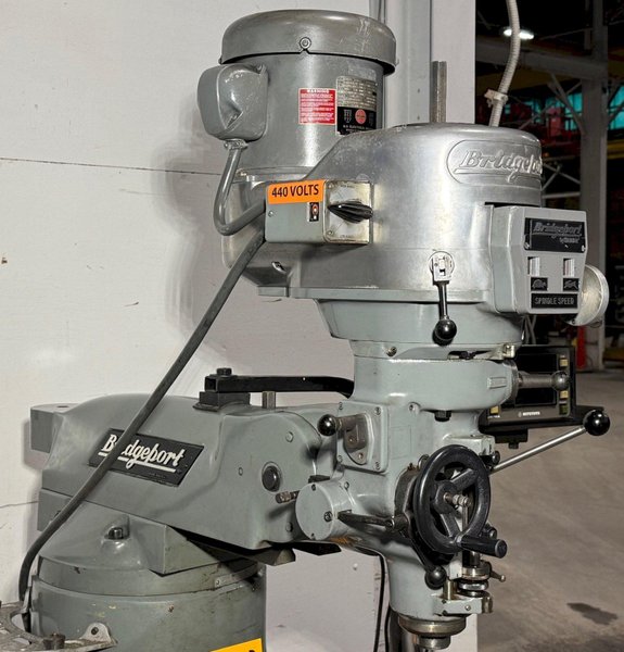 Bridgeport Vertical Mill Series I, 9&quot; x 42&quot; Tbl., 2 HP V-Speed, DRO, Nice