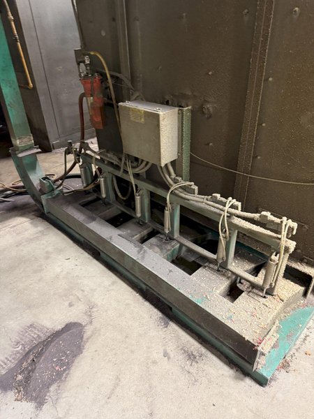 7' X 14' X 8' CLEMCO BLAST ROOM. STOCK #0431826