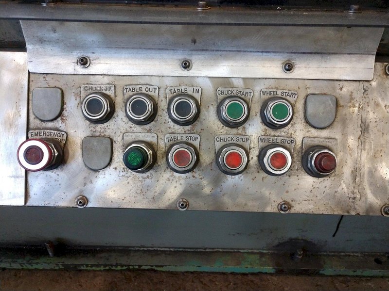 48" X 100 HP BLANCHARD MODEL #26HD48 GEARED HEAD ROTARY SURFACE GRINDER: STOCK #12968