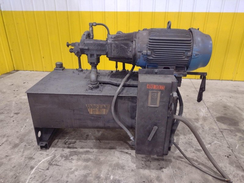 15 HP FABRILINE HYDRAULIC PUMP: STOCK #23660