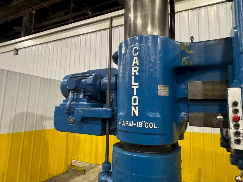 8&#039; x 19&quot; CARLTON MODEL #4A RADIAL ARM DRILL: YOBRO #24183