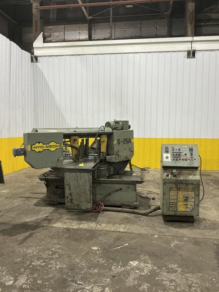18" X 27" HYDMECH MODEL #S25-A HORIZONTAL SWIVEL MITER AUTOMATIC BAND SAW: YOBRO #25047