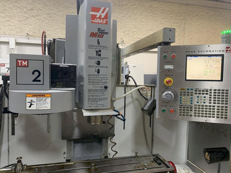 HAAS Model TM2 CNC Vertical Milling Machine, s/n 1053047.