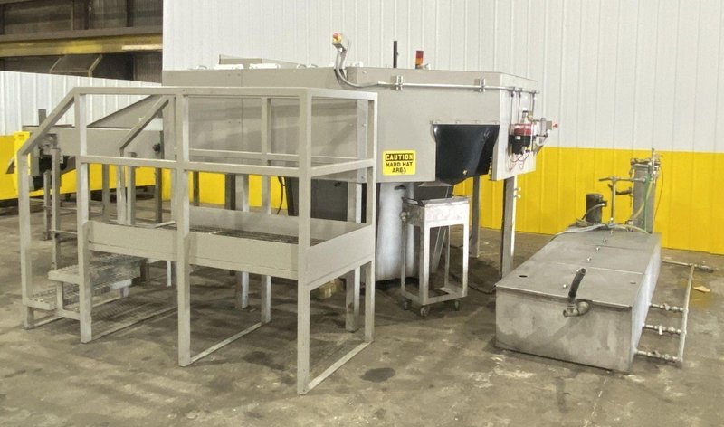 25 CU FT ALMCO MODEL #OR-25VLR AUTOMATIC VIBRATORY PARTS DEBURRING / POLISHING / FINISHING SYSTEM: STOCK #20574