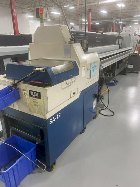 Nexturn SA-12 CNC Swiss Lathe, 2002 – BWG Bar Loader, Fanuc Control