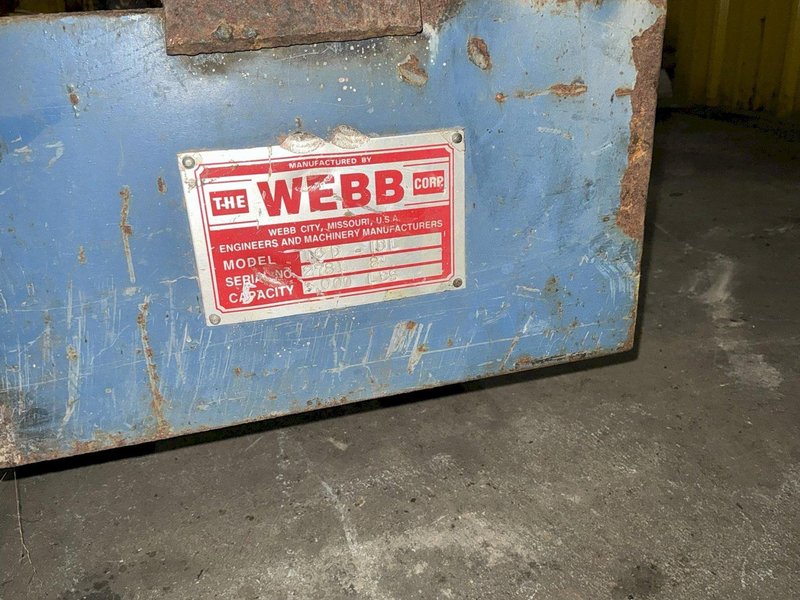 6,000 LBS WEBB MODEL #T6 TANK TURNING ROLLS, 1 DRIVE &amp; 1 IDLER ROLL: YOBRO #25072