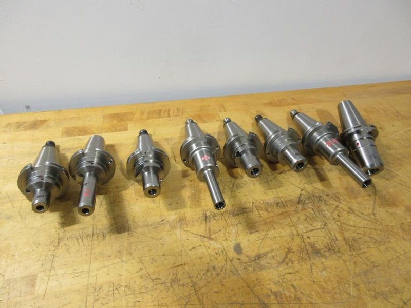 Erickson CAT50 Hydraulic Tool Holders 1/2" - 1-1/4" (8)- Auction Item