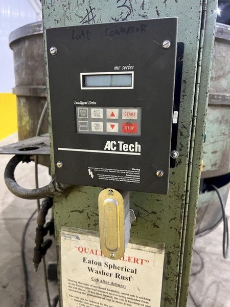 20 FT X 72&quot; ROTOFINISH SPIRATRON MODEL ST-20-MSAX ROTARY BOWL VIBRATORY PARTS DEBURRING FINISHER: STOCK #20083