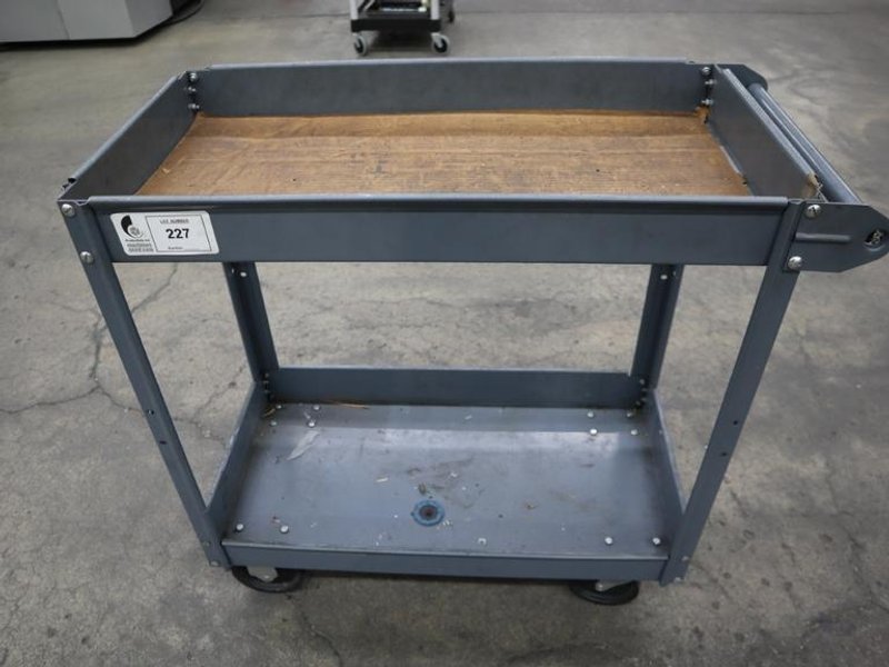 Metal Tool Cart, Lower Shelf- Auction Item