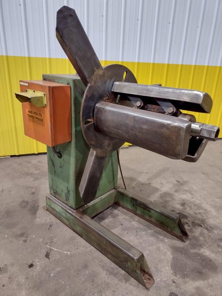 2,500  LB X 20&quot; AMERICAN  MODEL #60 MOTORIZED COIL REEL UNCOILER: STOCK #19544