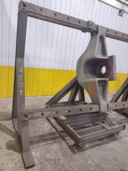 400 TON RODGERS  MODEL #1F400D-7214 HYDRAULIC HORIZONTAL INCLINED WHEEL PRESS: YOBRO 24526