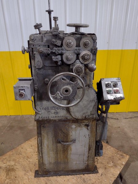 .072&quot; X 1&quot; COIL TORRINGTON MODEL #W-21 SPRING COILER / COIL MACHINE: STOCK #18720