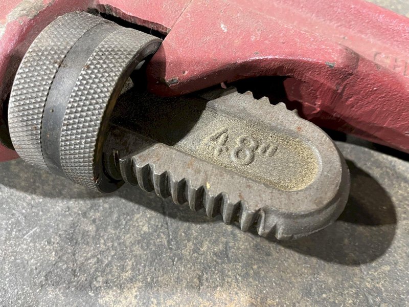48” PITTSBURGH PIPE WRENCH STOCK #15777