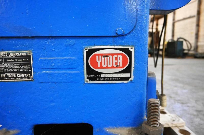 25 Ton x 2-1/4″ YODER P 25 Cut-Off Press