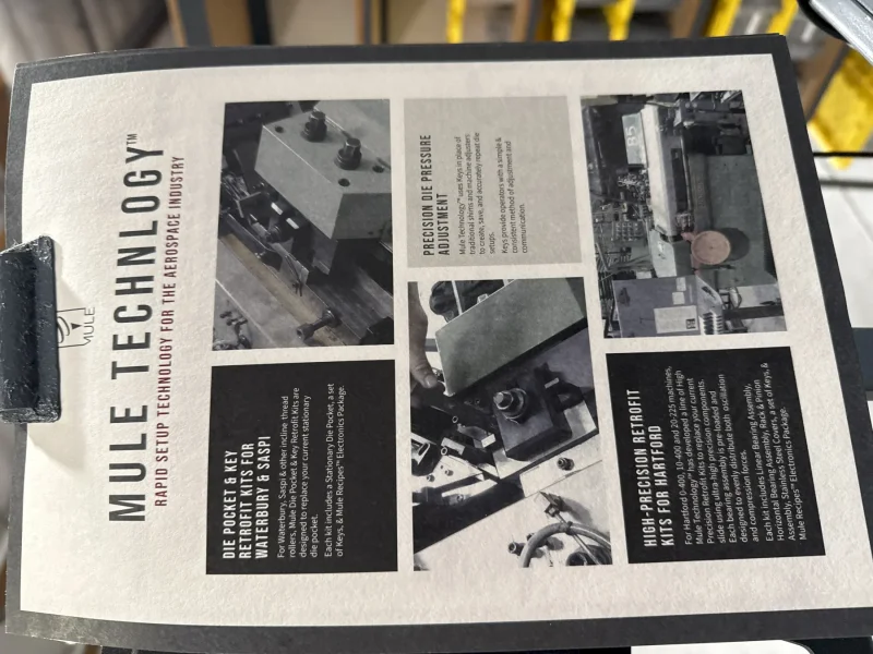 Waterbury #10 w/Mule Rapid Setup Technology