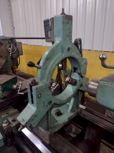 42" X 120" RYAZAN MODEL #1N65 HEAVY DUTY ENGINE LATHE 4.5" HOLE: STOCK #16472