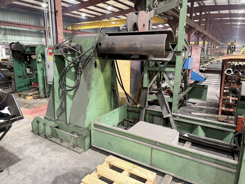 12 STAND X 3.5" ARBOR X 26" ROLL SPACE BRADBURY C&amp;Z PURLIN ROLL FORMING LINE. STOCK # 0536726