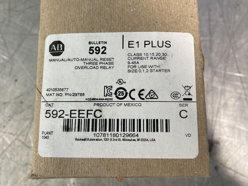 ALLEN-BRADLEY 600 VAC BULLETIN 509 MOTOR STARTER  -  509-COD-A2J-17