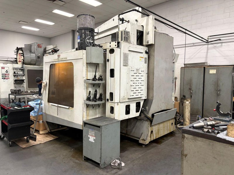 Haas VF-6/50 VMC, 2005 – Thru Spindle Coolant, Wired for Probes