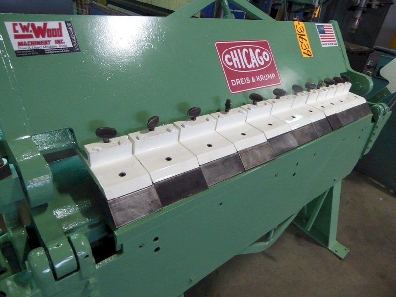4&#039; x 14 Ga. Dreis &amp; Krump Box &amp; Pan Brake BPO-414-6, Complete Set Of Fingers