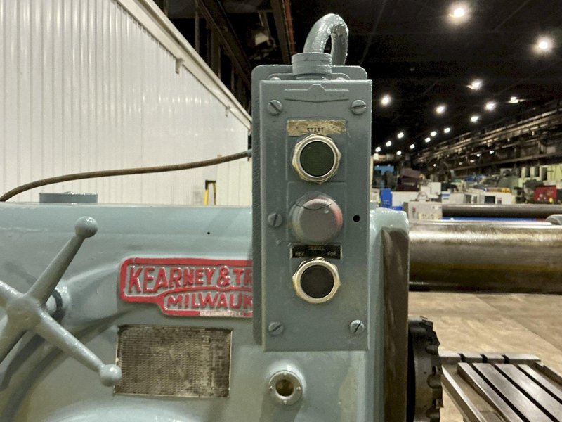 #4 KEARNEY &amp; TRECKER MILWAUKEE MODEL 4CK HORIZONTAL MILLING MACHINE: YOBRO #23955