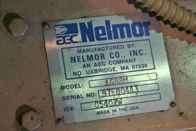 1 HP NELMOR MODEL #AG88M PLASTIC GRANULATOR: STOCK #52682