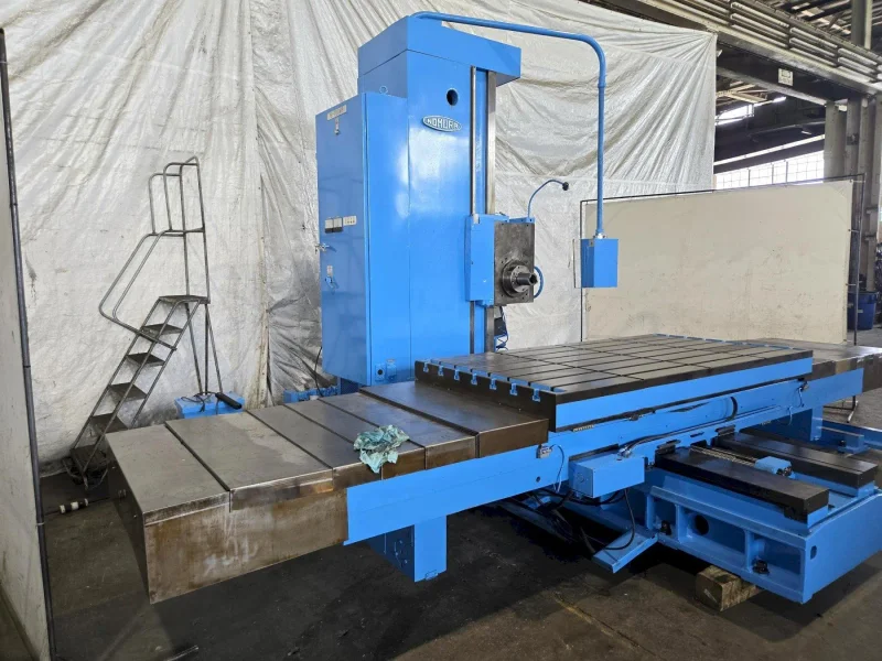 4" NOMURA MODEL #P-100WP TABLE TYPE HORIZONTAL BORING MILL : YOBRO 25968